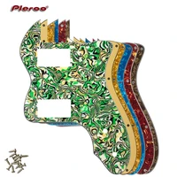 pleroo guitar parts for classic series 72 telecaster tele thinline guitar pickguard scratch plate with paf humbucker pickups