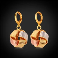 drop earrings for women rose gold color jewelry trendy color vintage jewelry earrings e874