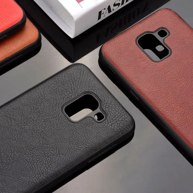 Чехол для samsung galaxy j6 2018 j4 plus j3 2016 j5 prime j7 j2 pro чехол из искусственной кожи 2016|Бамперы|