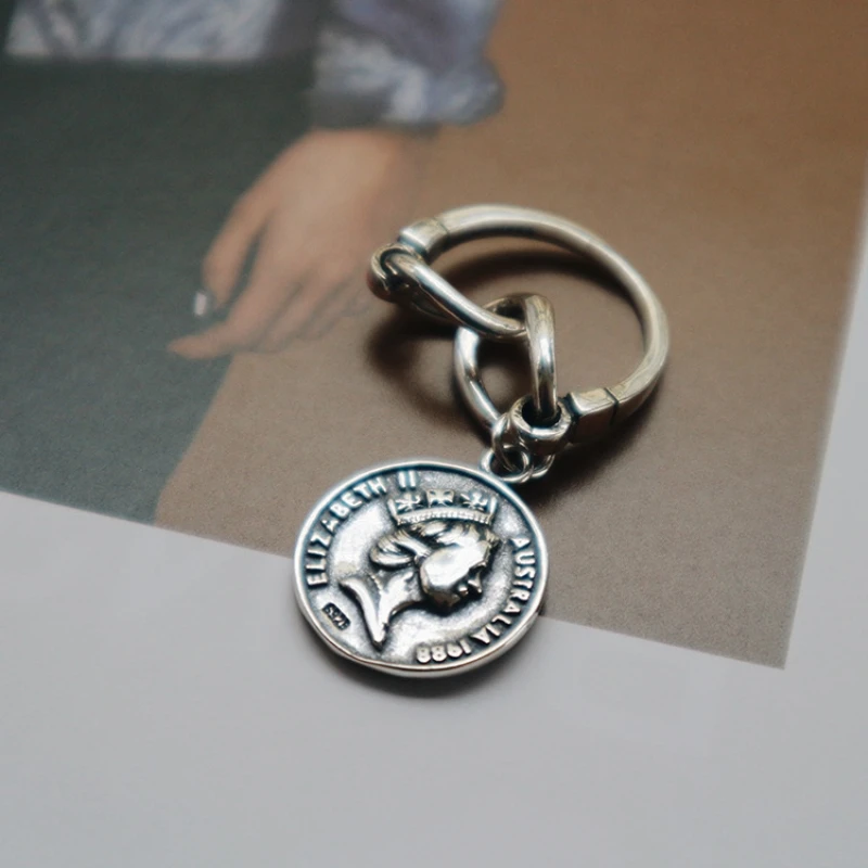 Кольцо женское винтажное из серебра 925 пробы с Шармами | Украшения и аксессуары