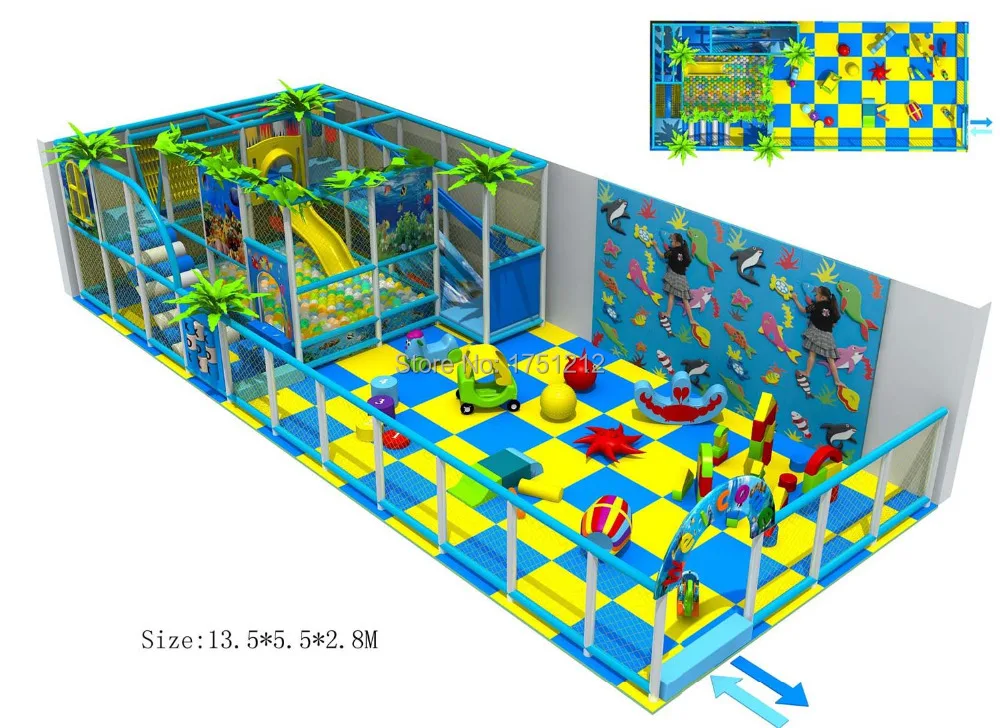 Обновленный дизайн набор для детской площадки с областью детское игровое