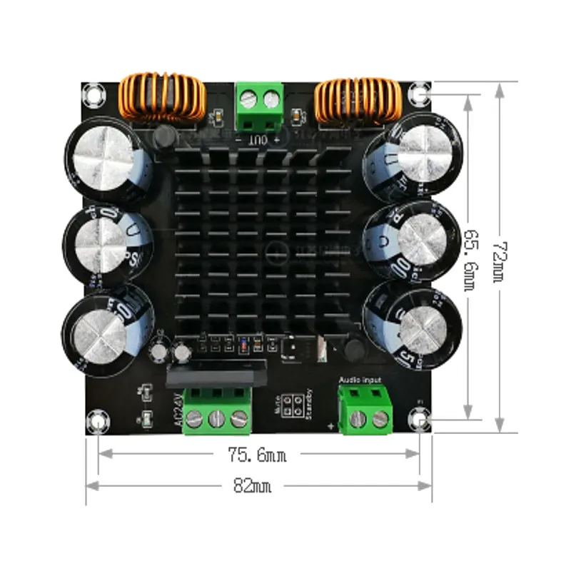 LEORY XH M253 420W моно плата цифрового усилителя TDA8954TH BTL модуля|Операционные усилители|