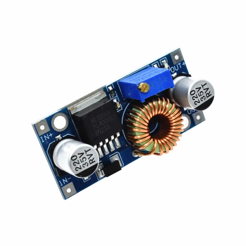 XL4005 DSN5000 за LM2596 DC-DC Регулируемый понижающий 5A 75 Вт модуль питания большой ток большой мощности