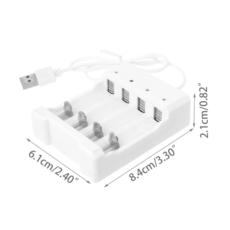 SIV 1 2 V универсальный Смарт 4 слота AA/AAA аккумуляторная батарея зарядное устройство