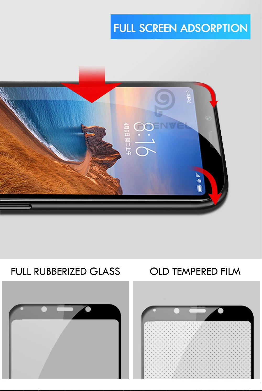2pc Full Cover glass For Xiaomi Redmi 7a 7 Anti-Scratch Tempered Glass for Xiaomi Redmi 6 S2 7A 5A 6A 5 Safefy Screen Protector
