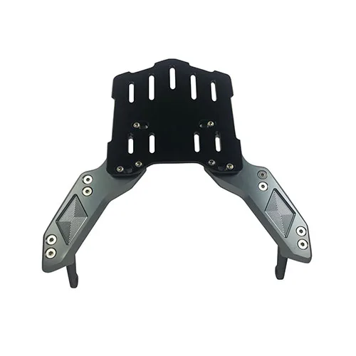 Серый CNC мотоциклетный задний багажный Кронштейн для Honda Forza300 Forza250 Forza125 MF13 задний верхний чехол для переноски - Цвет: Серый