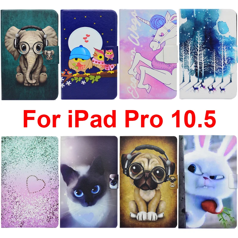 Мягкий чехол из ТПУ с милым рисунком модель A1701 A1709 A1852 для iPad Air 3 10 5 дюйма Air3 сумка