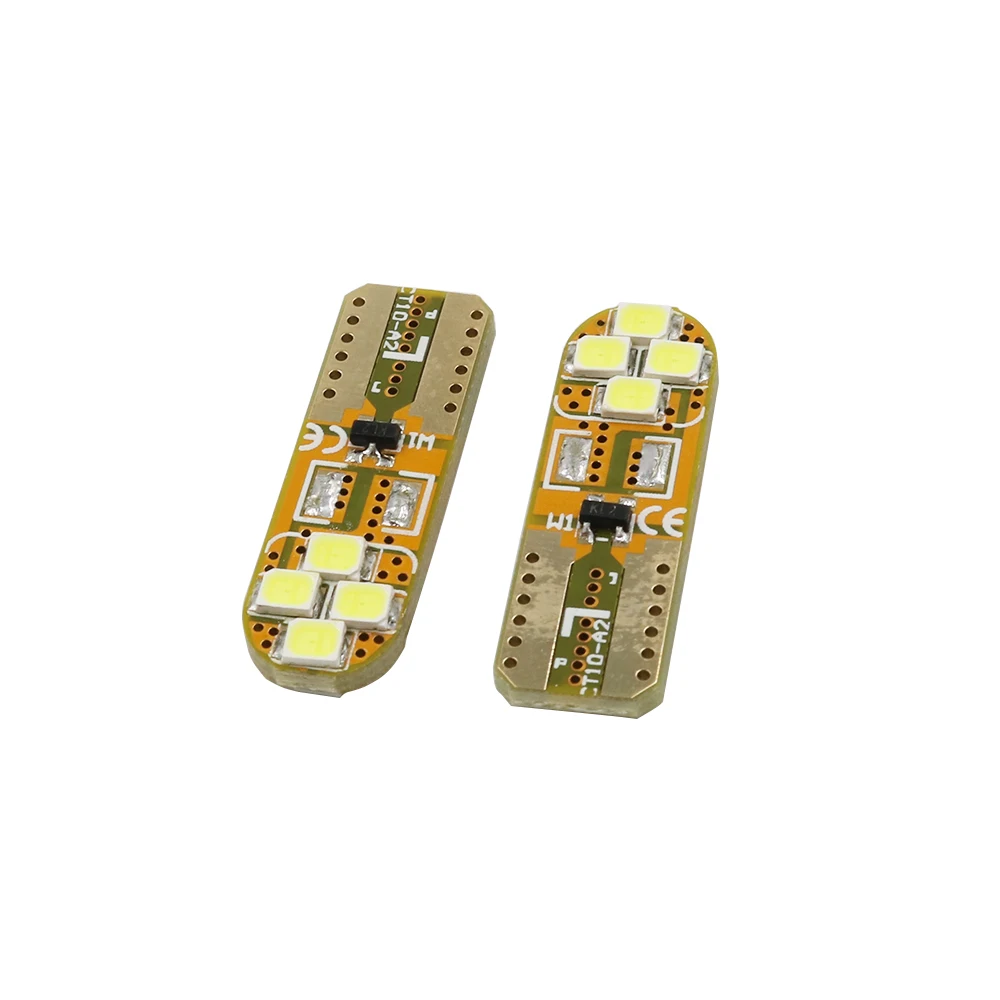 YSY T10 w5w 168 194 501 8smd 2835 светодиод 500 шт. Canbus без ошибок автомобильный габаритный
