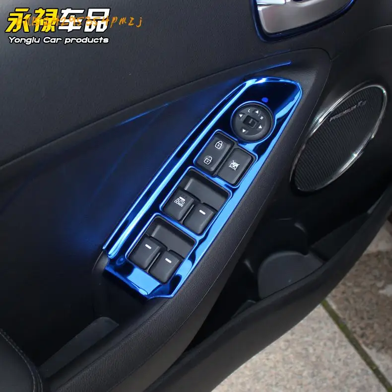Наклейки декоративные для подъема двери и подлокотника Kia K3 2012 2018|Лепнина