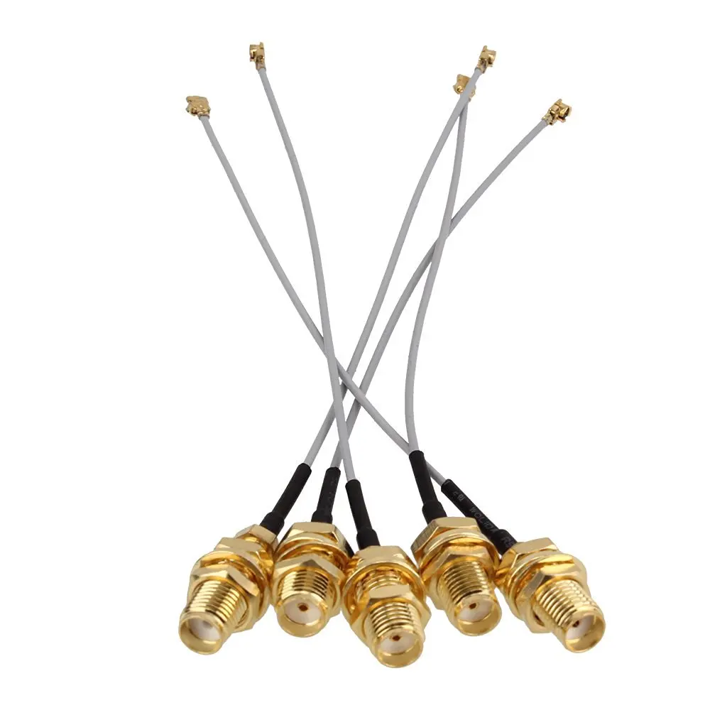 

20 шт. позолоченный 10 см кабель IPEX RF-SMA Female RF Pigtail Удлинительный кабель
