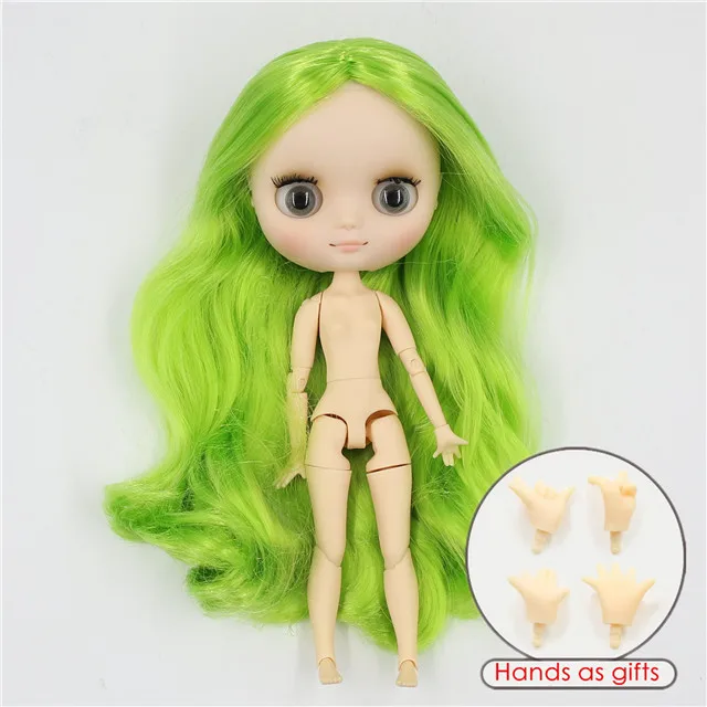 Фабрика blyth middie кукла 1/8 20 см матовое лицо шарнирное тело Обнаженная кукла, Обнаженная кукла с руками - Цвет: h