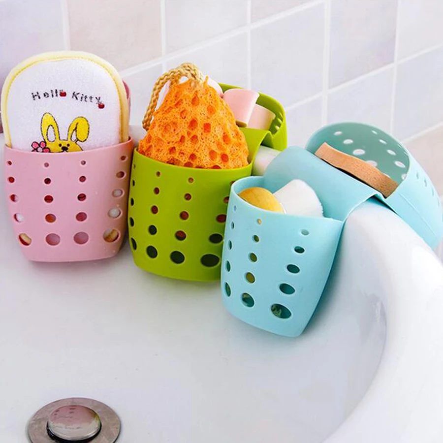 Кухонный подвесной дренажный мешок корзина для хранения ванной Органайзер губка