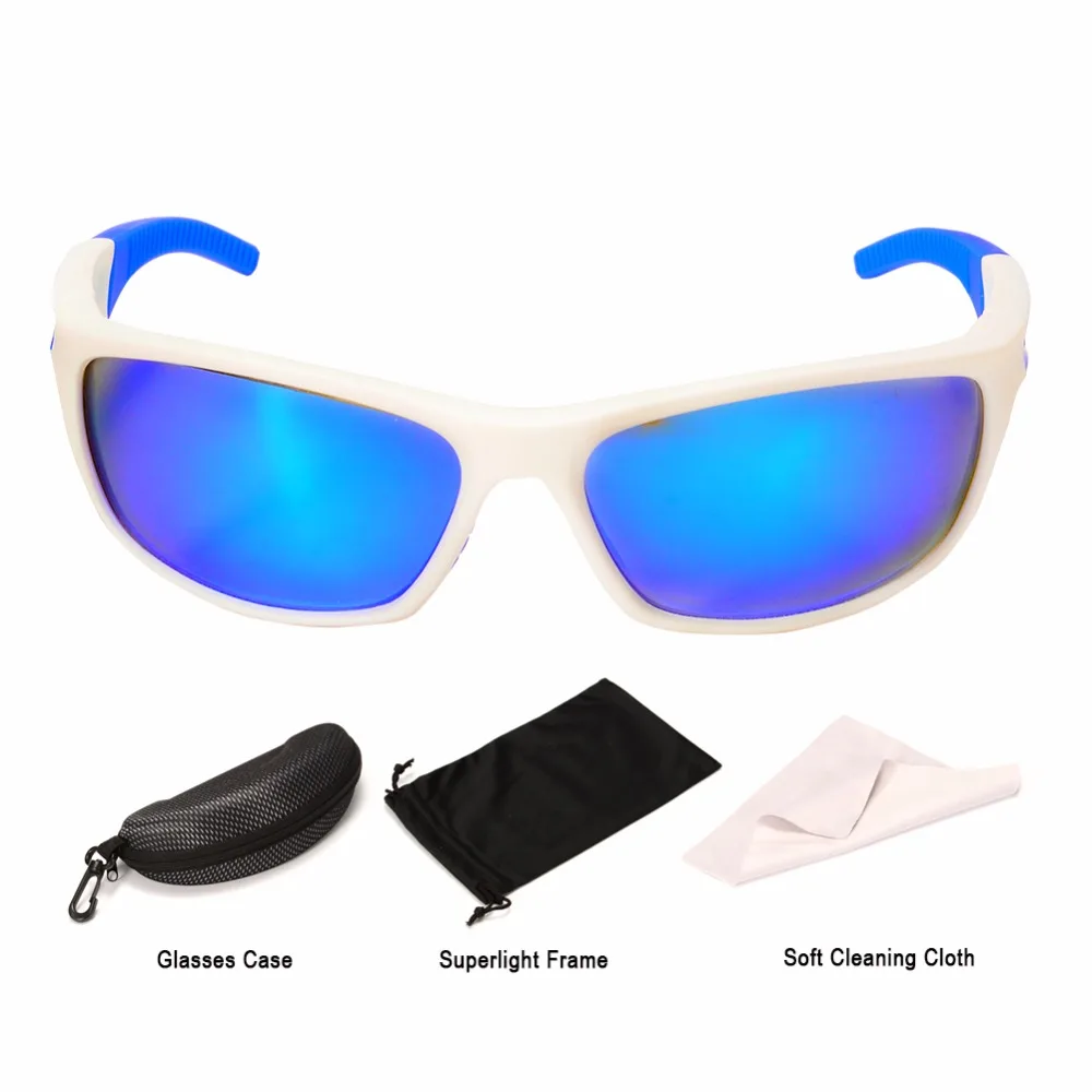 Уличные спортивные очки Polaroid солнцезащитные с TR оправой для мужчин и женщин