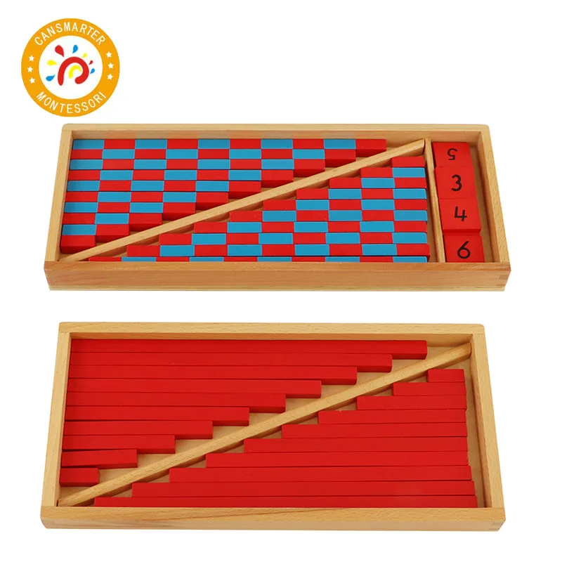

Montessori Baby Toys Wooden Small Numerical Rods Preschool Educational Learning Puzzle GamesToys For Children