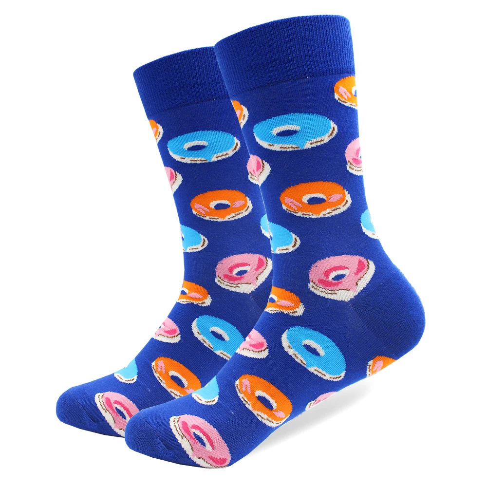 Moda sockmark Новое поступление Брендовые мужские счастливые носки Harajuku 100% чесаный