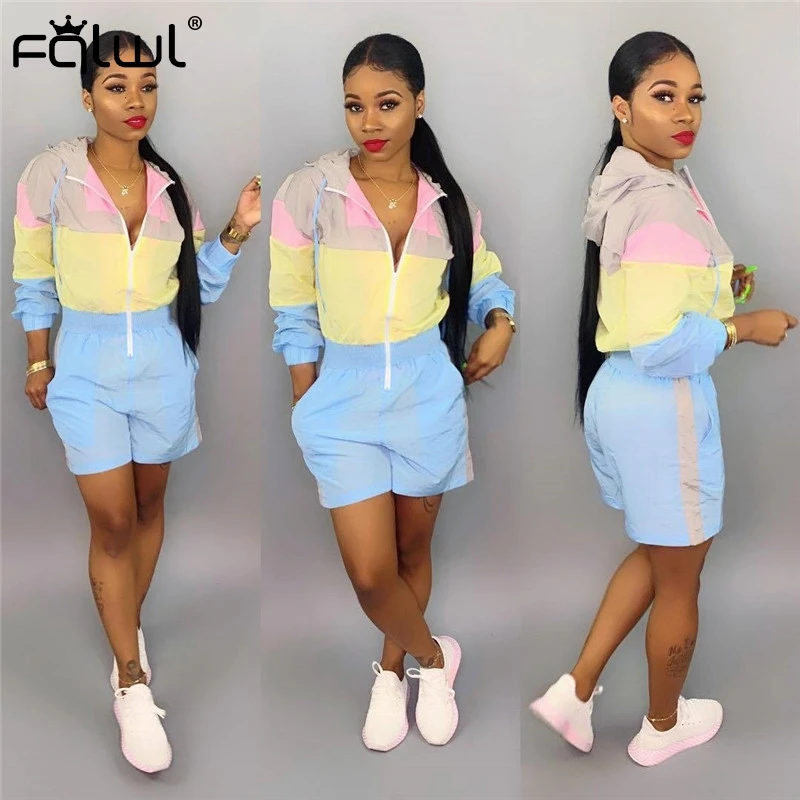 Женский комбинезон с длинным рукавом FQLWL повседневный Облегающий в стиле пэчворк