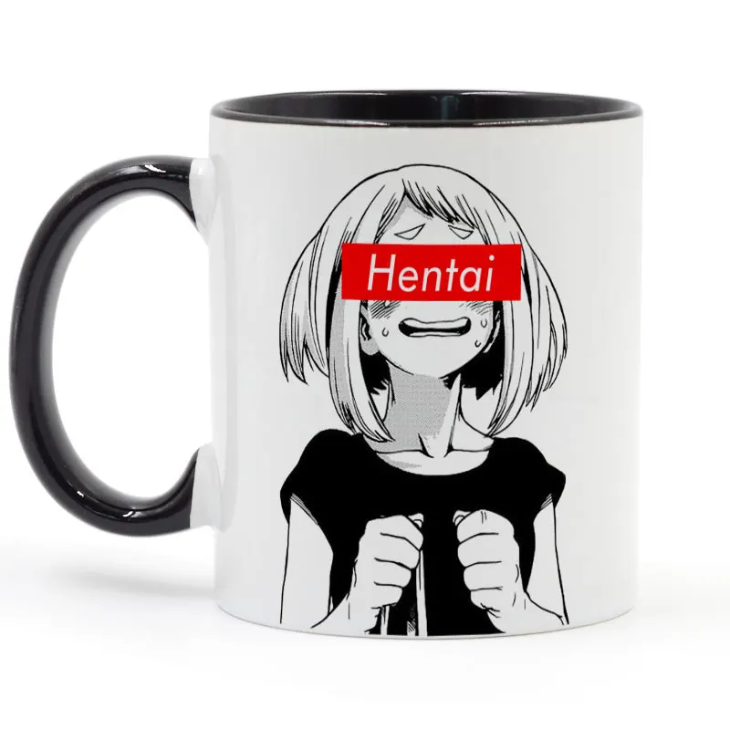 Hentai Ahegao Waifu материал кружка творческие подарки 11 унций GA1529
