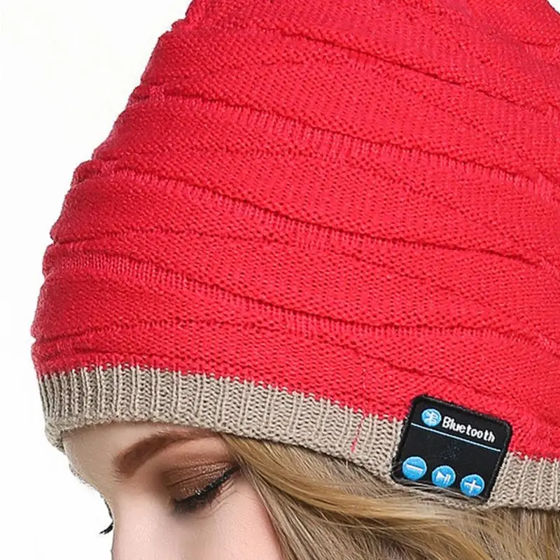 Хит продаж осенне зимняя Новинка умная bluetooth гарнитура шапка музыкальная вязаная