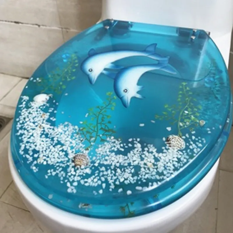 toilet seat Q Различные стили, европейский стиль, модные Универсальные буферные крышки для унитаза из смолы, цветные уплотненные сиденья для унитаза, J18006 - Цвет: toilet seat Q