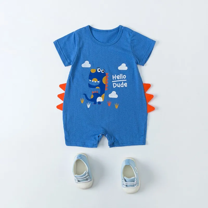 Комбинезоны для маленьких мальчиков и девочек комбинезоны с коротким рукавом