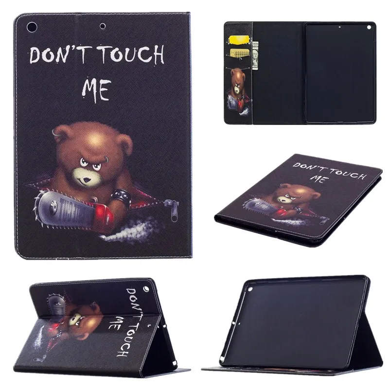 Чехол для планшета Apple iPad 9 7 2017 Мультяшные совы бабочки Защитные Чехлы кошелек из