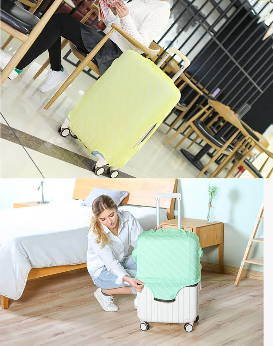 Wehyah Stretch 24" Luggage Cover Suitcase Protective Covers Travel Accessories Printed Dust Cover 18-26'' Protective Case ZY133