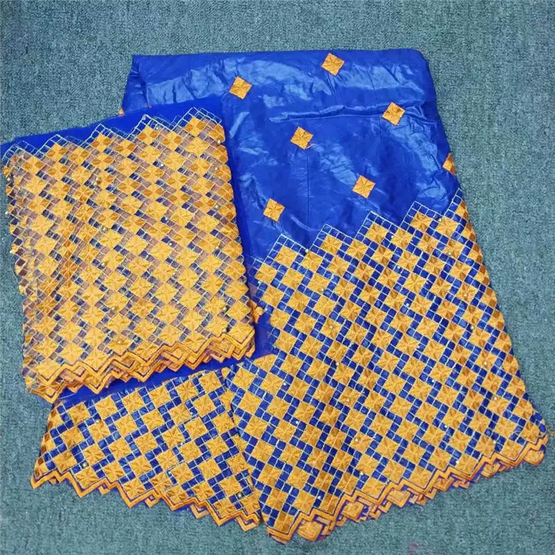 Новое поступление ткань из морской парчи высокое качество хлопок вышитый