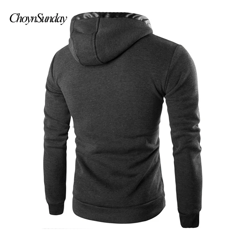 Homens Impresso Com Capuz Casaco Топы Inverno Slim Quente de Moletom верхняя одежда топы толстовки