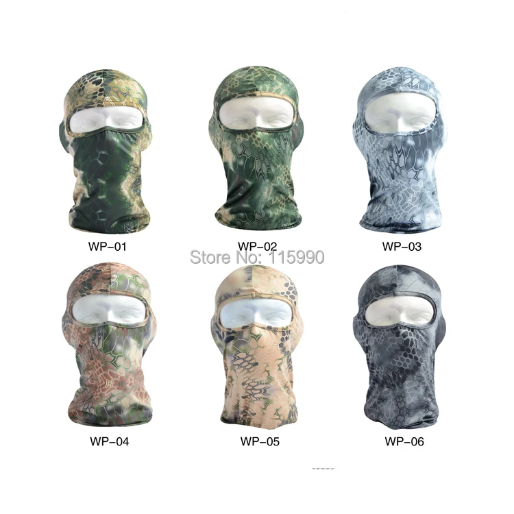 Летняя Балаклава из лайкры/Тактический головной убор/летний легкий