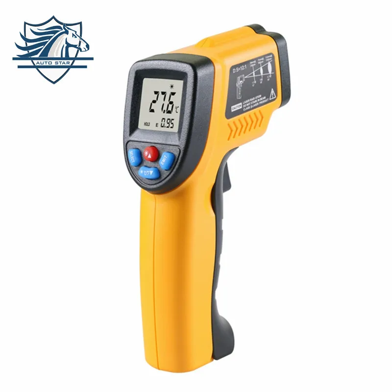 Цифровой IT100 лазерный ЖК дисплей Бесконтактный ИК инфракрасный термометр от 50 до