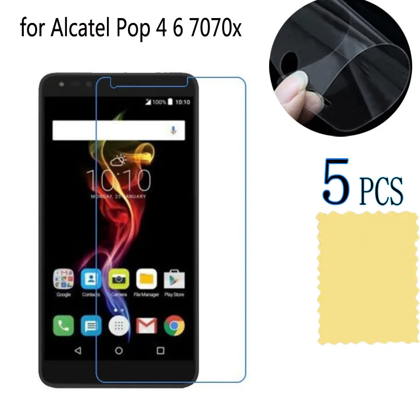Высокопрозрачная Защитная пленка для ЖК-экрана Alcatel Pop 4 6 7070x защита ультра тонкий