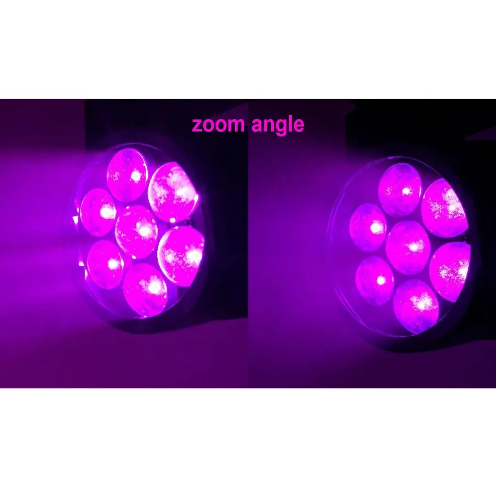4/6 шт + кейс для полетов 14 каналов DMX 512 управление 7x15 Вт RGBW led zoom moving head professional