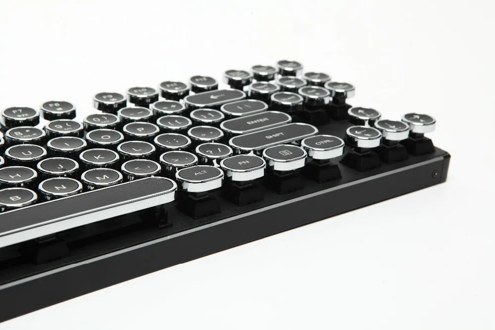 Механическая клавиатура винтажные подсветкой USB машинки издание проводной 87