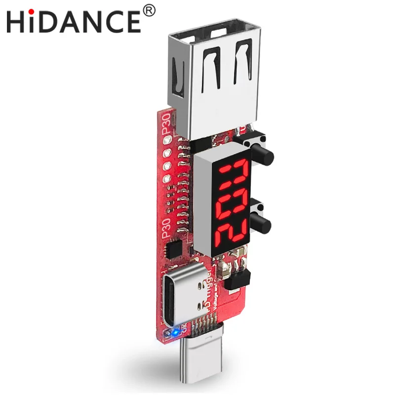 HiDANCE PD protocol type c charger PD2.0 automatic voltage detector 5V9V12V15V20V for xiaomi trigger Fixed voltage Детали и