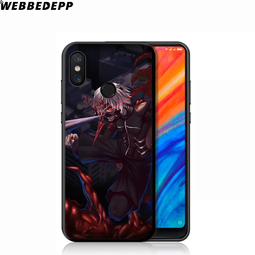 WEBBEDEPP Tokyo Ghoul мягкий чехол для Xiaomi Mi 9T 9 8 SE 6 A1 A2 A3 Lite MiA1 MiA2 MiA3 F1 MAX 3 Mi8 CC9E CC9 |