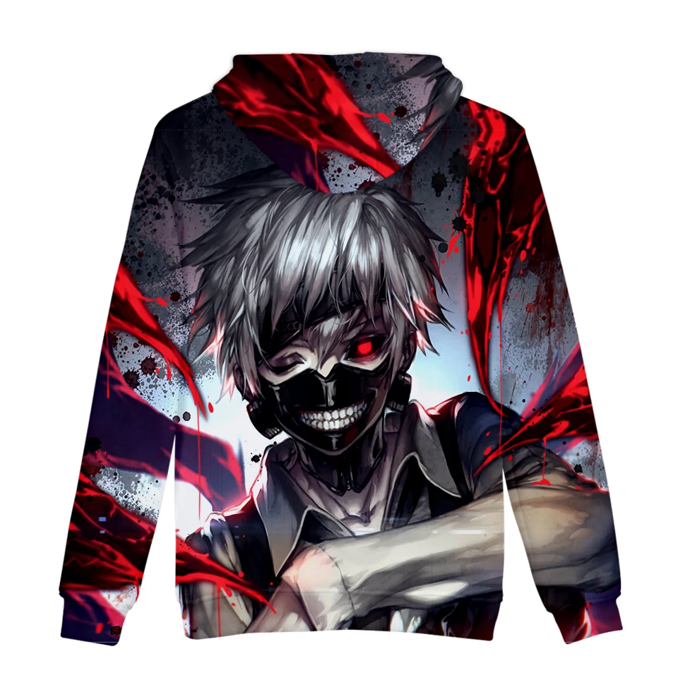 Frdun Tommy 3D одежда с надписью «Tokyo Ghoul толстовки Для мужчин и wo Для мужчин в стиле «хип-хоп» смешная Осенняя уличная одежда толстовки с капюшоном свитер свитшот для пар