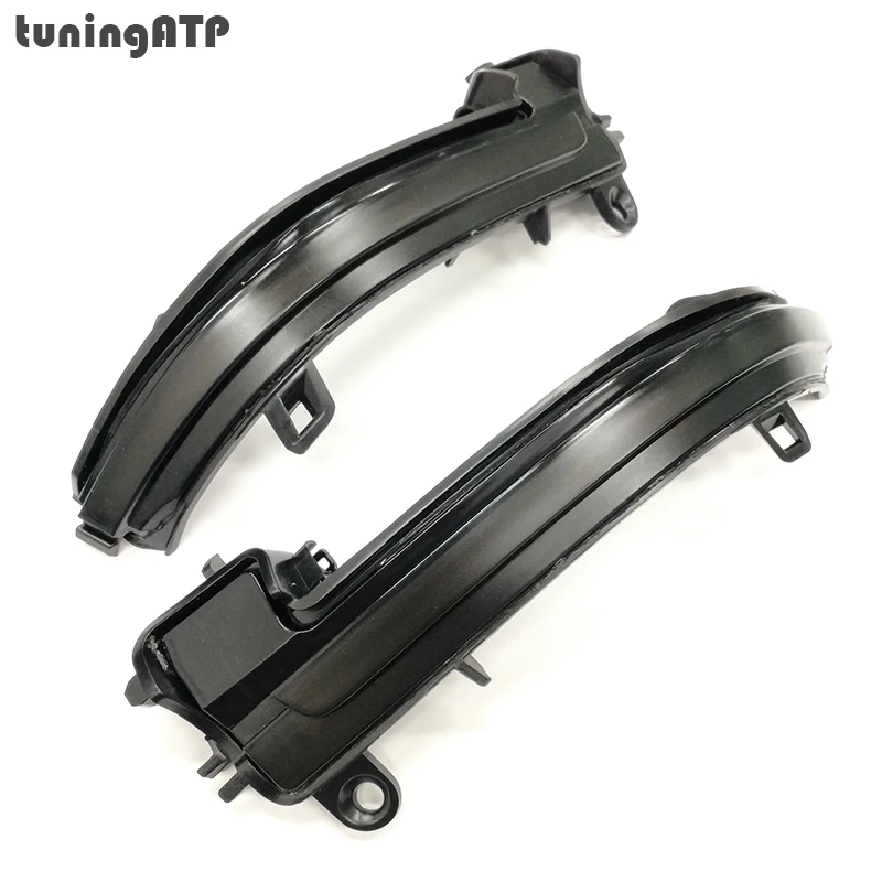 Дымчатый светодиодный зеркальный динамический мигалка последовательный сигнал