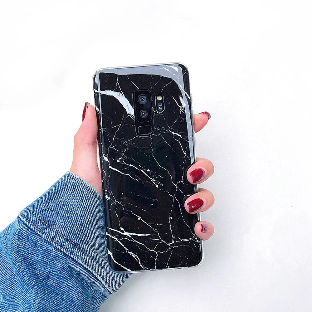 Marble Smooth Case For Samsung Galaxy S9 S8 Plus S10 Lite Note 8 9 S7 Edge Luxury Fashion Ultra thin TPU Cases Cover Shell | Мобильные
