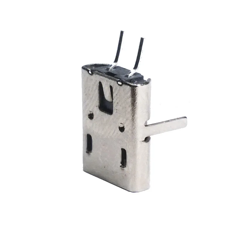 20 шт./лот USB 90 градусов DIP 2 Pin разъемы Micro разъем пластиковый корпус Jack Tail Sockect мини