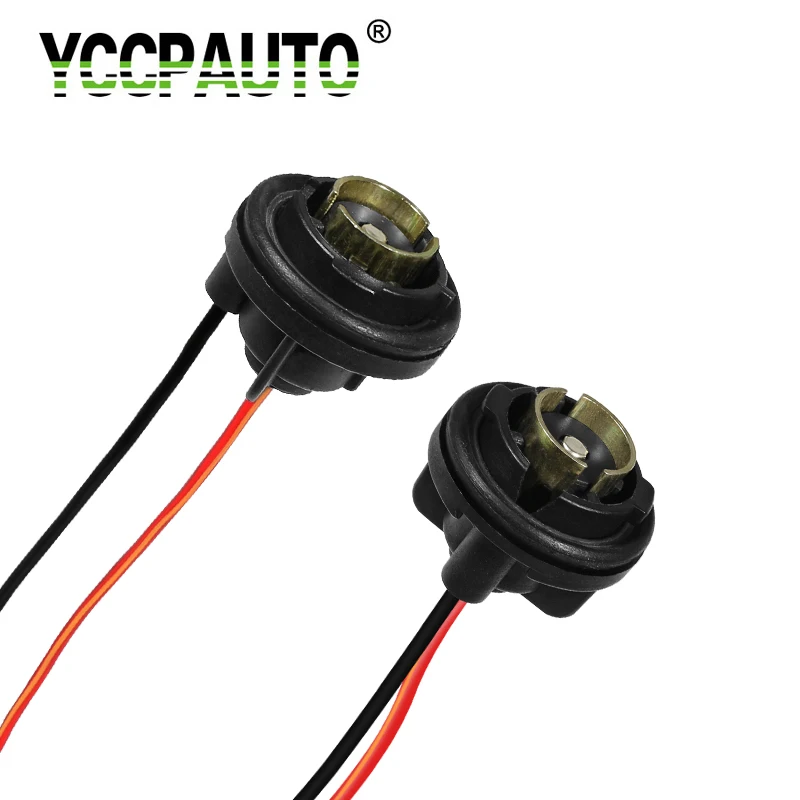 Yccpaauto 2 шт. 1156 BA15S P21W держатель для розетки провод автомобильный сигнальный светильник поворота лампа заднего хода база подключения жгут проводов высокое качество