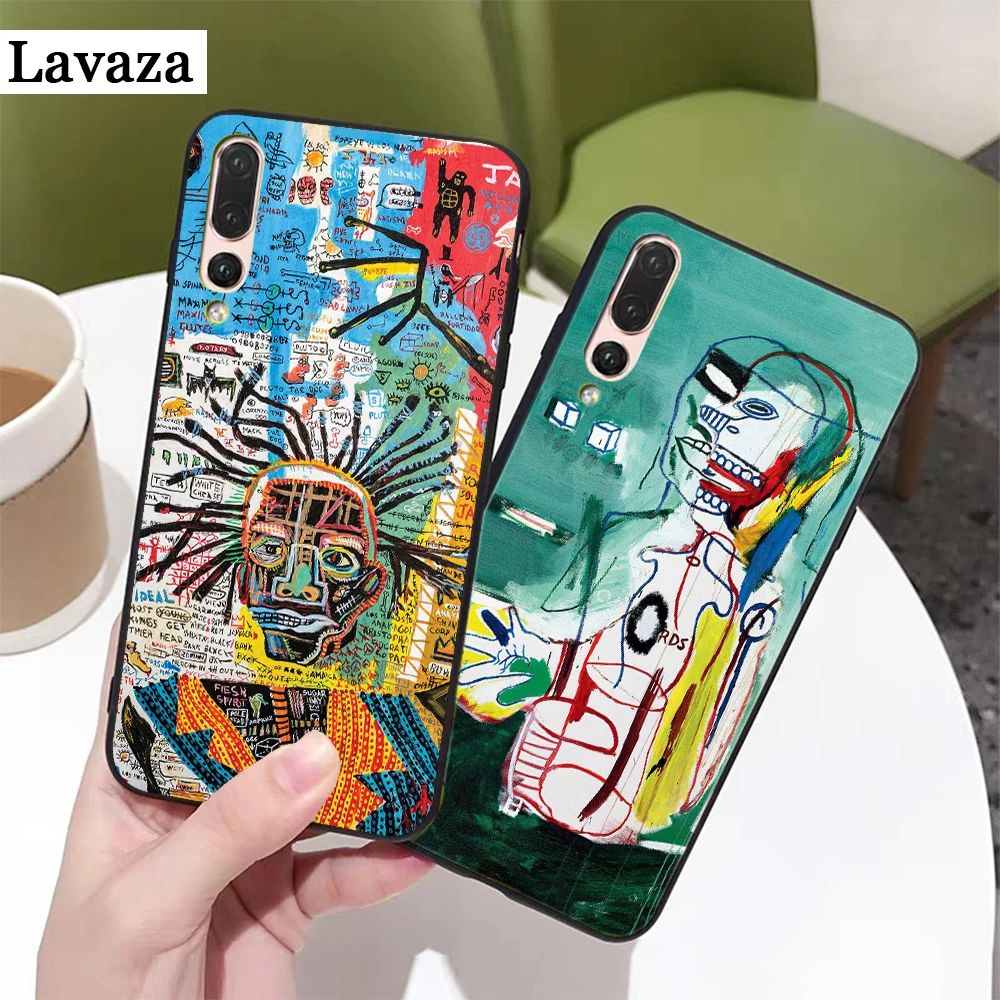 Jean Michel Basquiat Art силиконовый чехол для Huawei P8 Lite 2015 2017 P9 2016 Mimi P10 P20 Pro P Smart Z 2019 P30 |