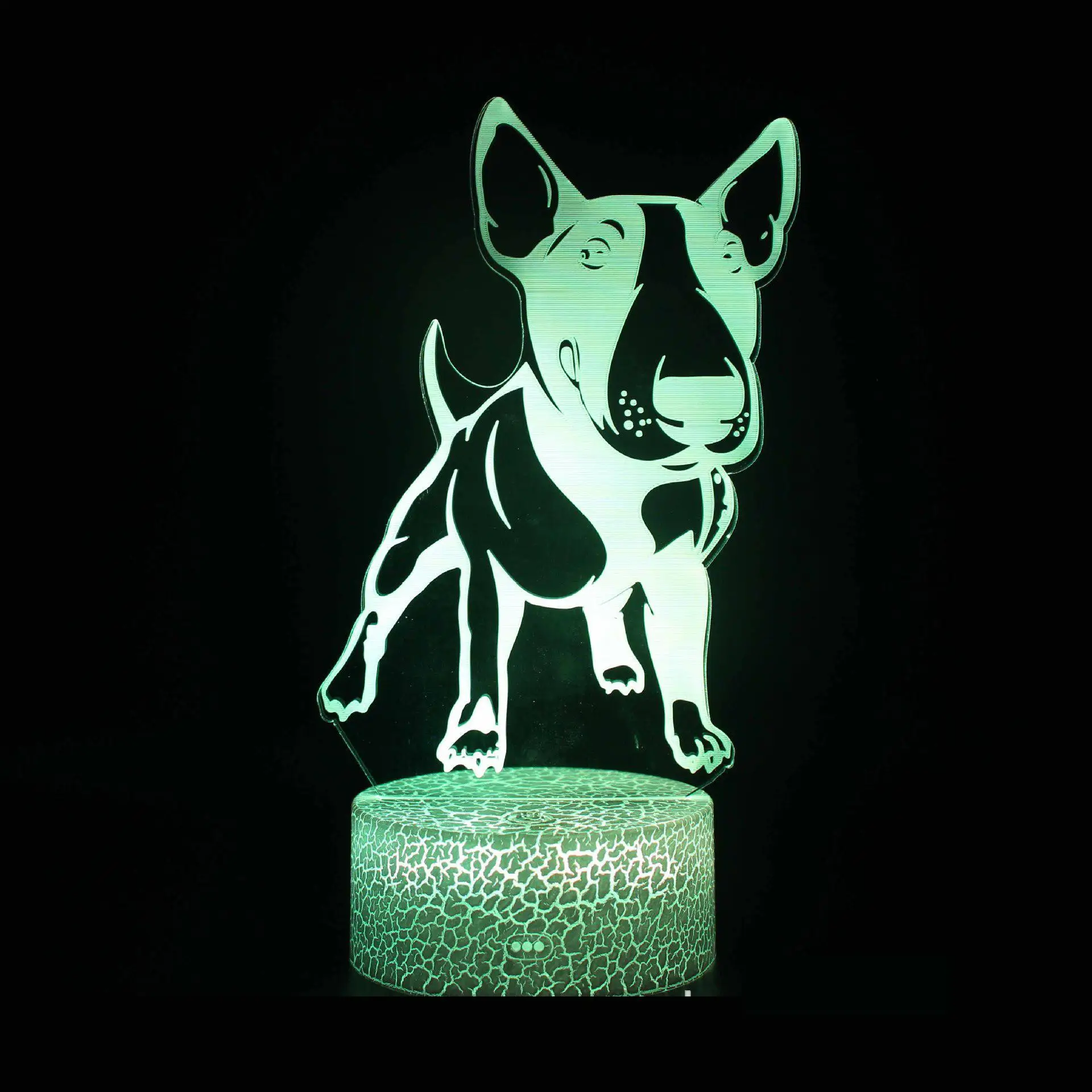 Рождественские 3d светильники для кошек собак и кроликов украшение детской