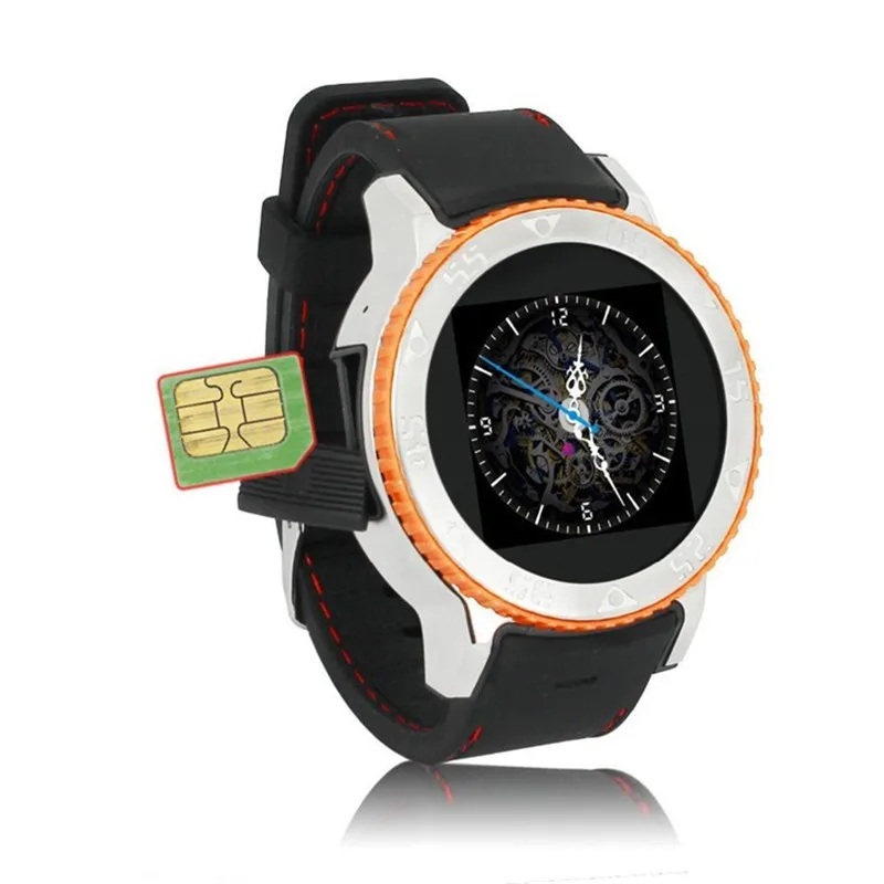 2 color new S7 Smart Watch Clock Support Sim Card Bluetooth Wifi GPS Compass pedometer QQ wexin Facebook Twitter Skype download |