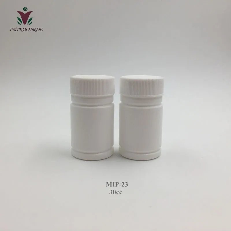 Лидер продаж пластиковая медицинская бутылка 30cc HDPE с герметичной крышкой для