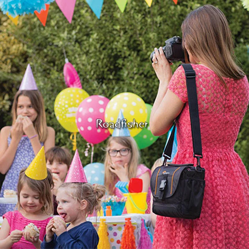 Roadfisher высокое качество lovepro Adventura SH 140 II камера сумка для путешествий Чехол для Canon Nikon sony DSLR SLR черный цвет