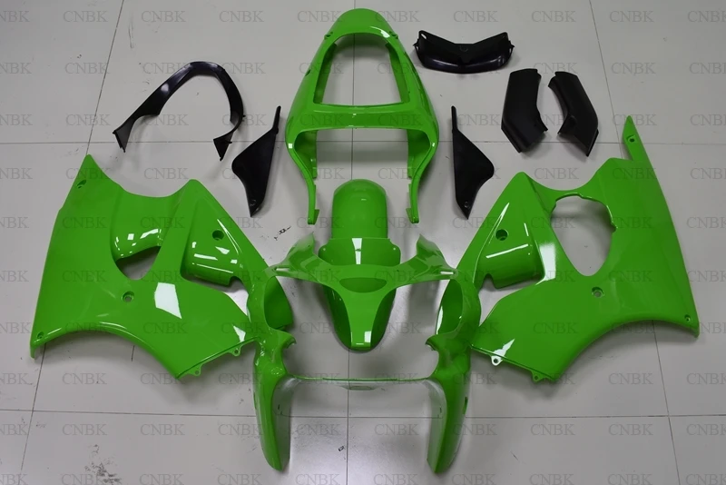 Для 636 ZX 6r 2000 2002 Обтекатели ZX6r зеленый обтекатель Наборы Неокрашенный|Полные