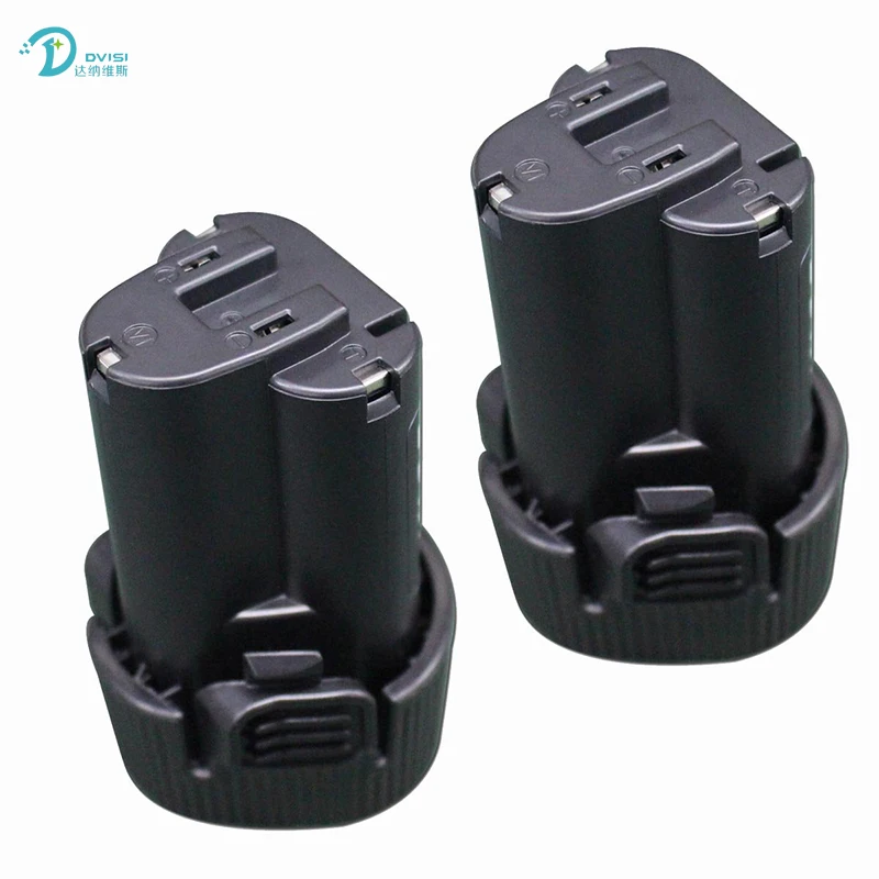 

DVISI 2pcs/lot 10.8V 2000mAh Lithium ion Battery Pack replacment for MAKITA 194550-6 194551-4 BL1013 BL1014 195332-9 Power Tool