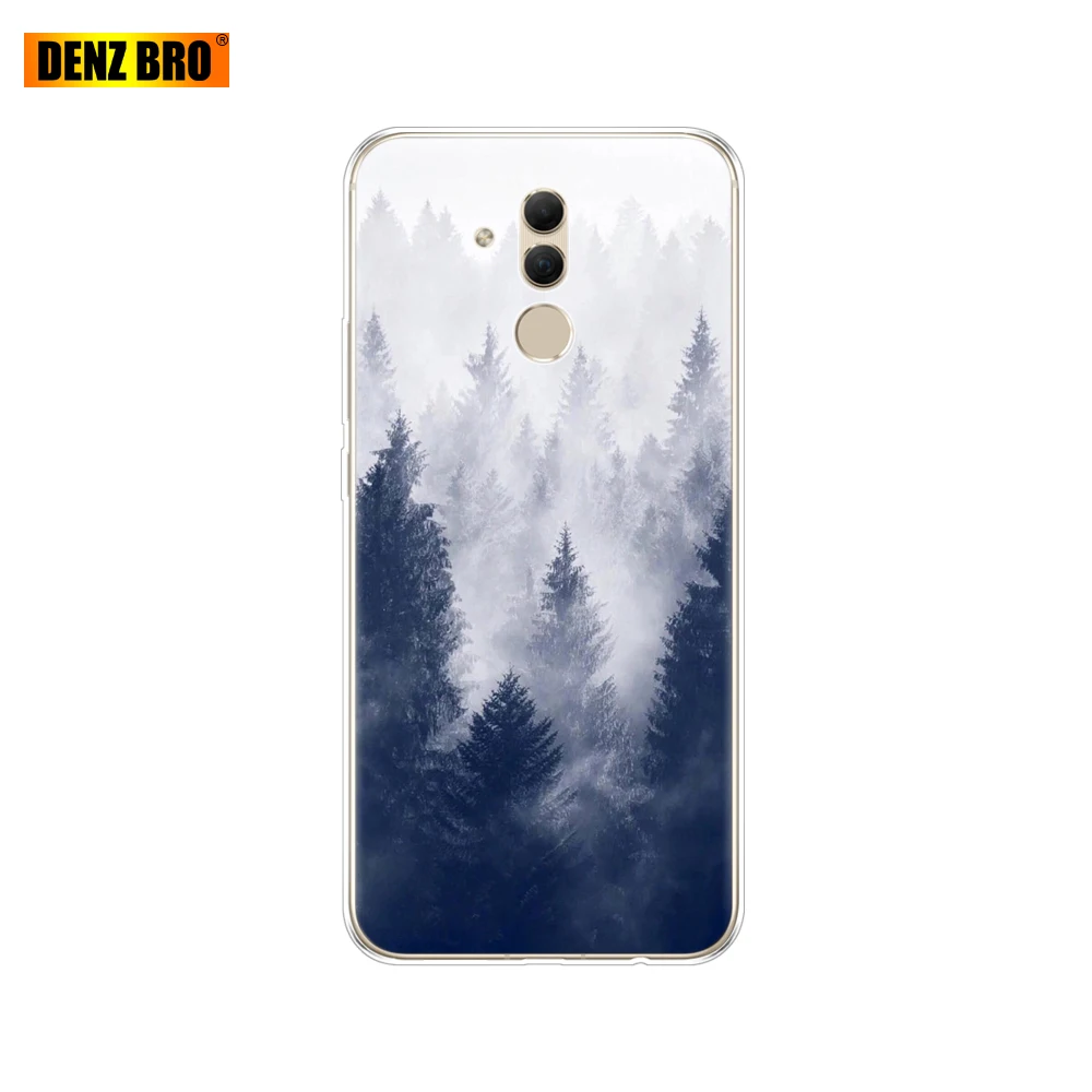61860 Чехол для huawei mate 20 Lite, 6,3 дюймов, прозрачный силиконовый мягкий ТПУ чехол для телефона huawei mate 20 Lite, защитный чехол, бампер - Цвет: 61860