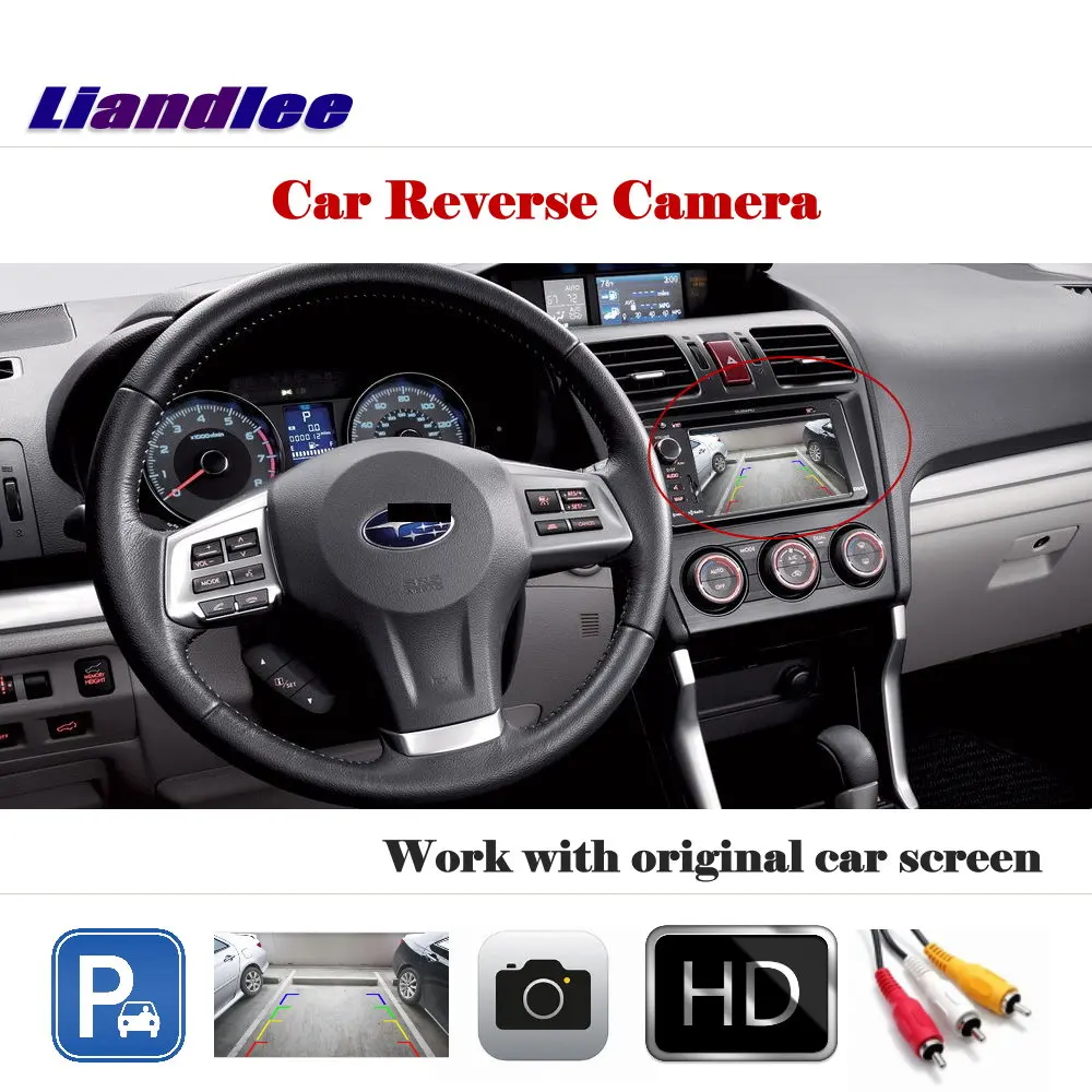 Liandlee для Subaru Forester 2012 ~ 2015 Дисплей/автомобиля зеркало заднего вида резервного