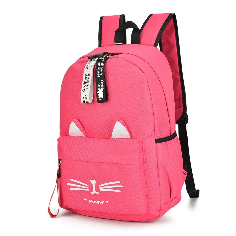 DIOMO с милыми кошачьими ушками для ноутбука рюкзак женская сумка feminina sac a dos femme